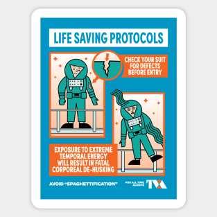Life Saving Protocols Sticker